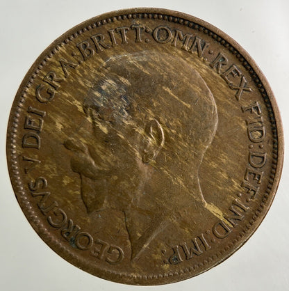 1920 George V Half - Penny Coin | Collectable Grade