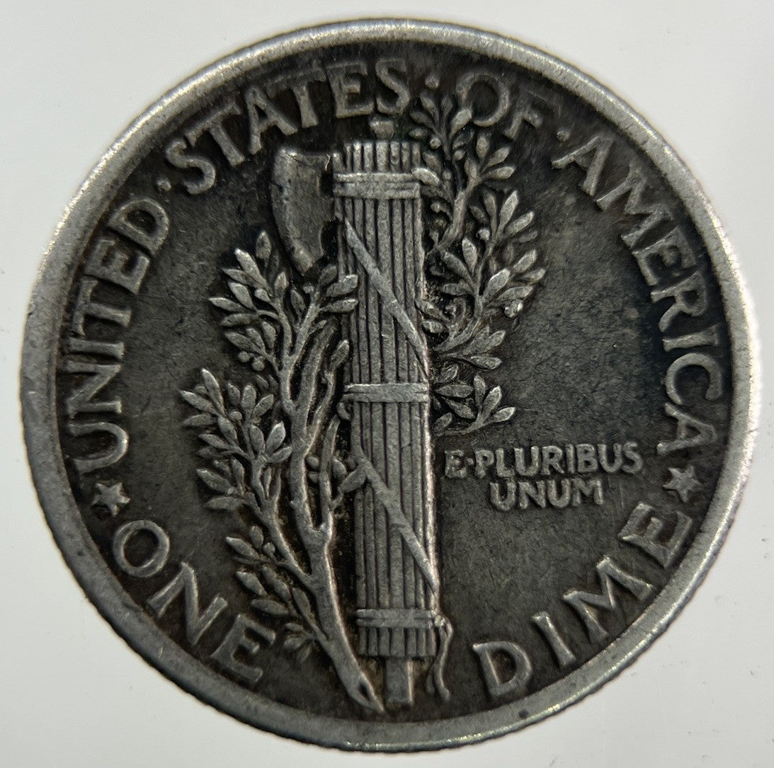1917 US USA Mercury Dime Silver Coin | Very High Grade