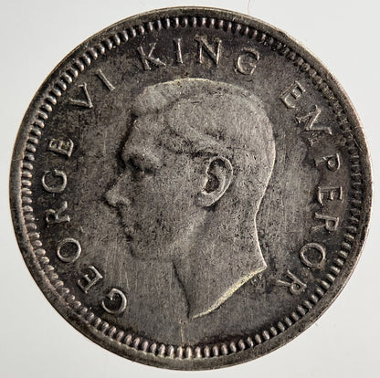 1937 New Zealand Threepence Silver Coin | Fine Collectable Grade | a6935