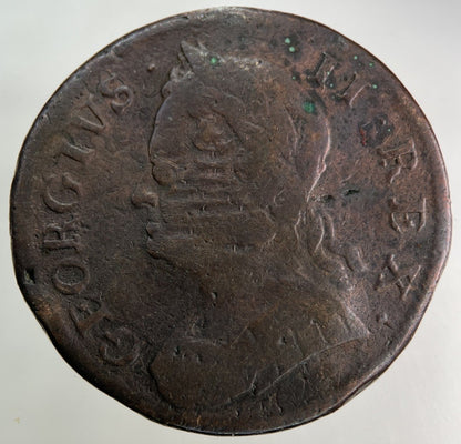 1754 George II 2nd Half - Penny Coin | Collectable Grade
