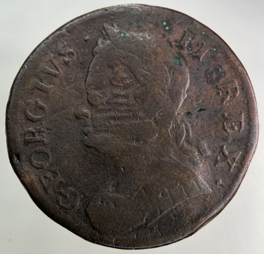 1754 George II 2nd Half - Penny Coin | Collectable Grade