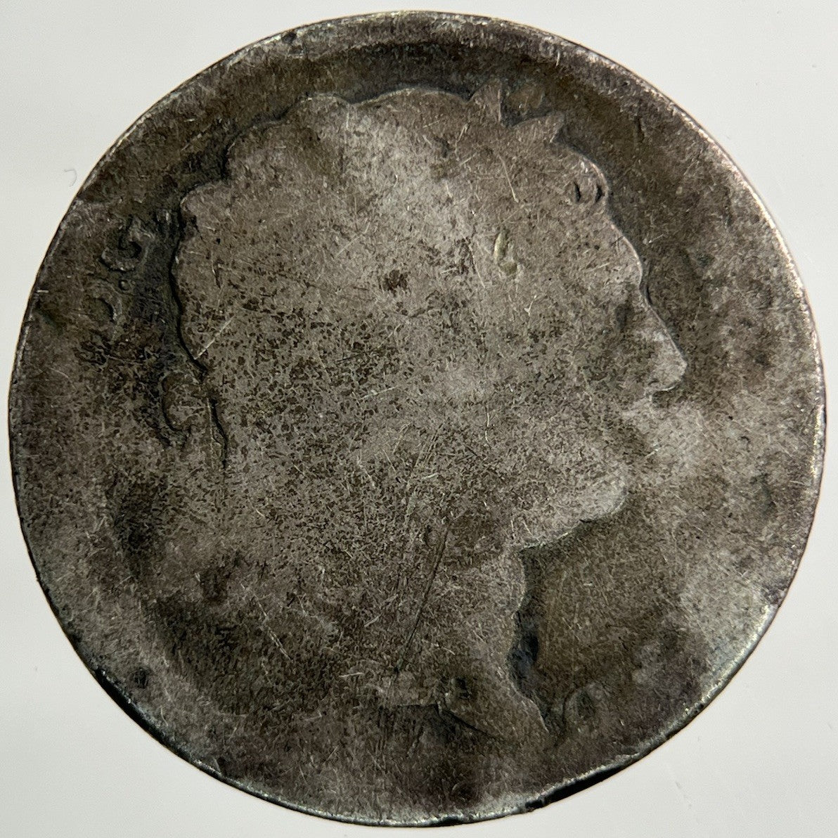British George III 3rd Sixpence Silver Coin | Worn Grade
