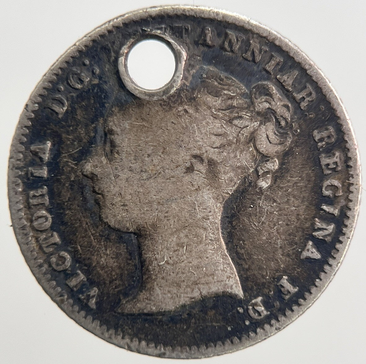 1854 Victoria Groat Four - Pence Silver Coin | Collectable Grade | a1593