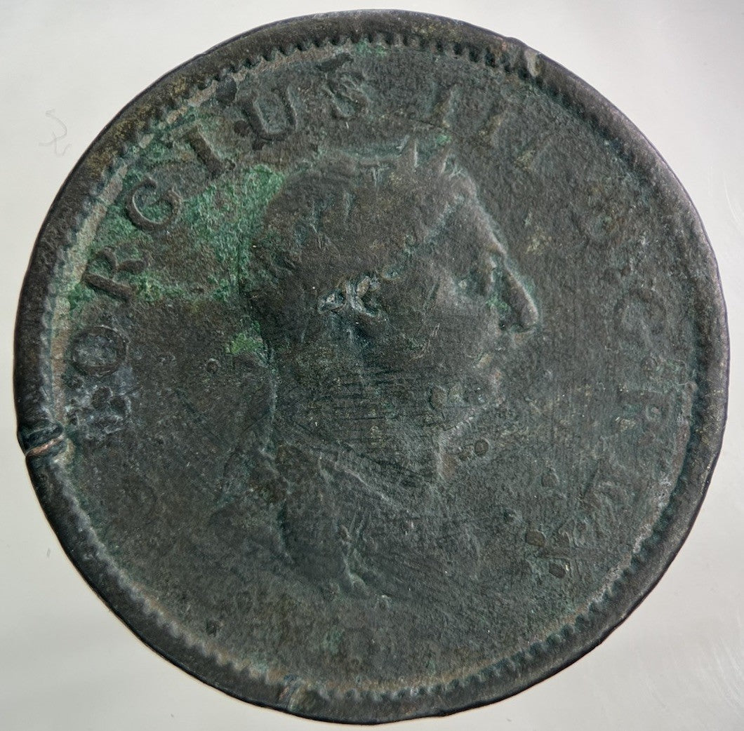1807 George III 3rd Penny Coin | Collectable Grade