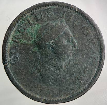 1807 George III 3rd Penny Coin | Collectable Grade