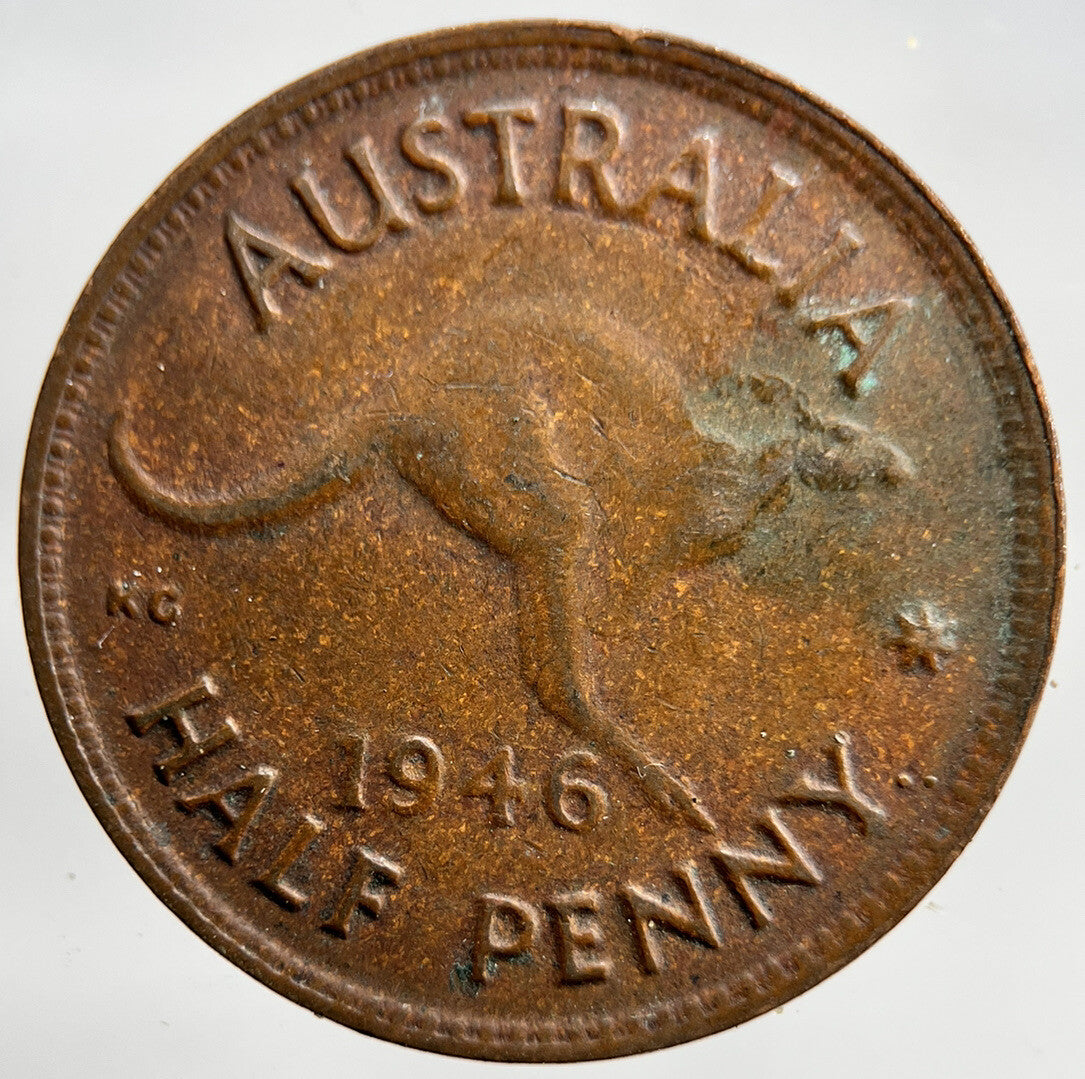 1946 Australia Half - Penny Coin | Collectable Grade