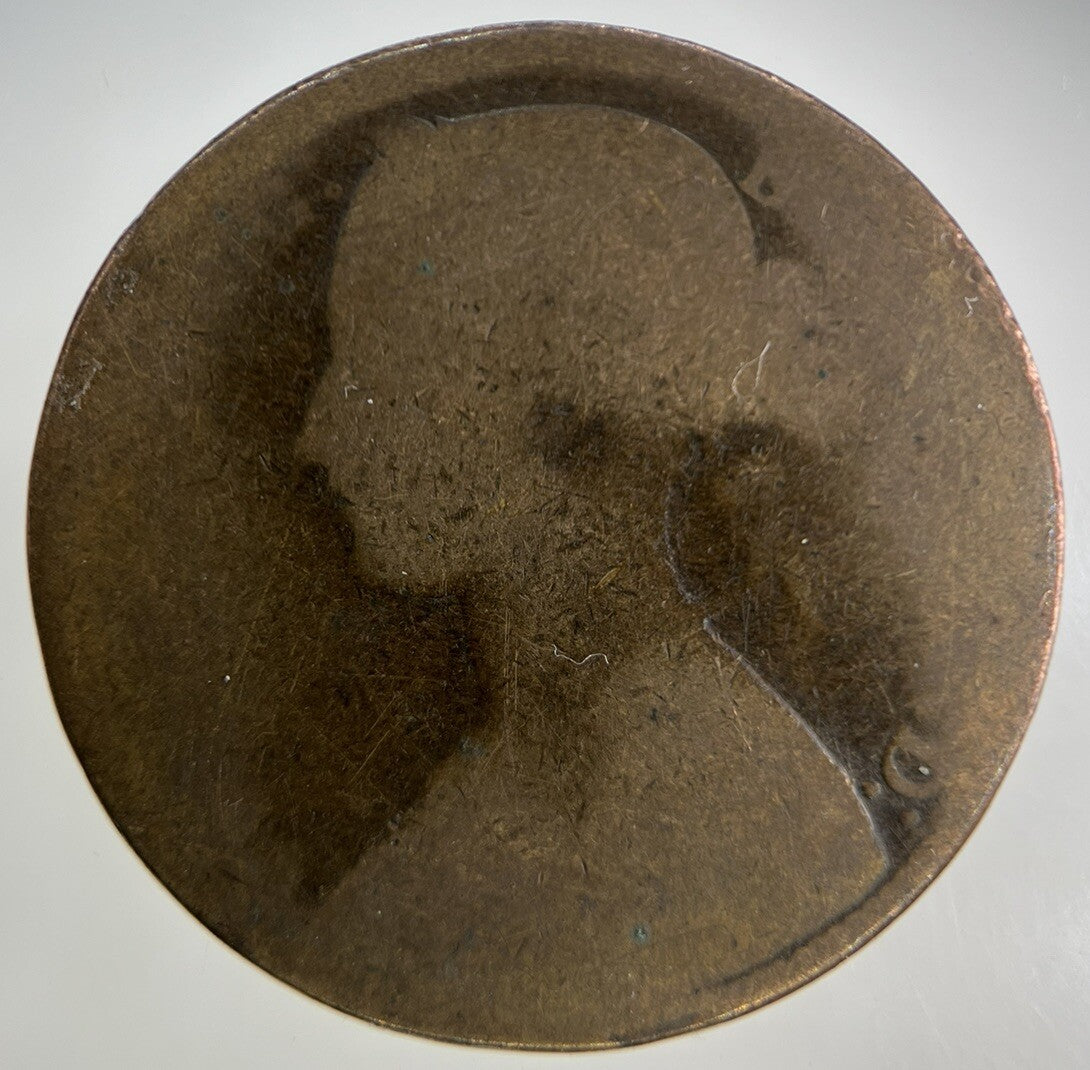 1872 Victoria One Penny Coin | Fair Grade