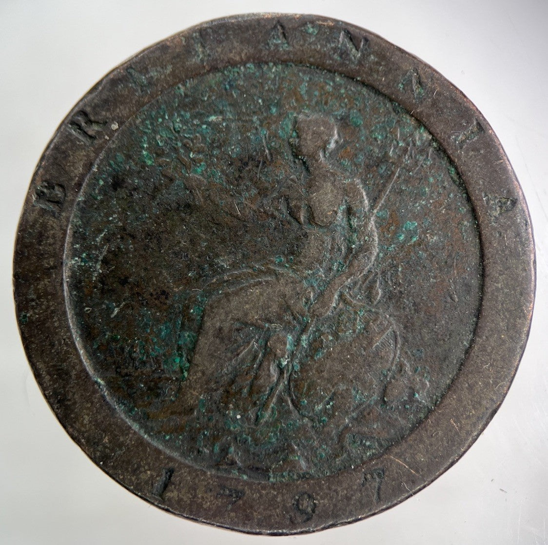 1797 George III 3rd Cartwheel One Penny Coin | Collectable Grade