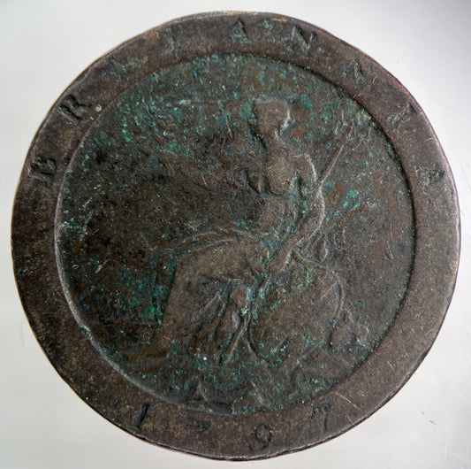 1797 George III 3rd Cartwheel One Penny Coin | Collectable Grade