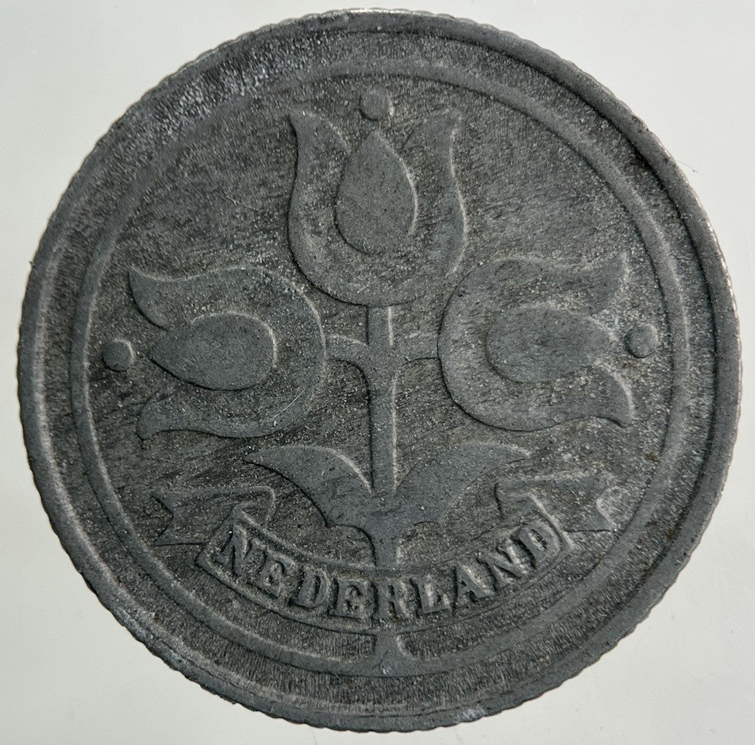 1942 Netherlands 10 Cents Coin | Fine Collectable Grade