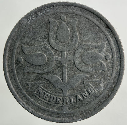 1942 Netherlands 10 Cents Coin | Fine Collectable Grade