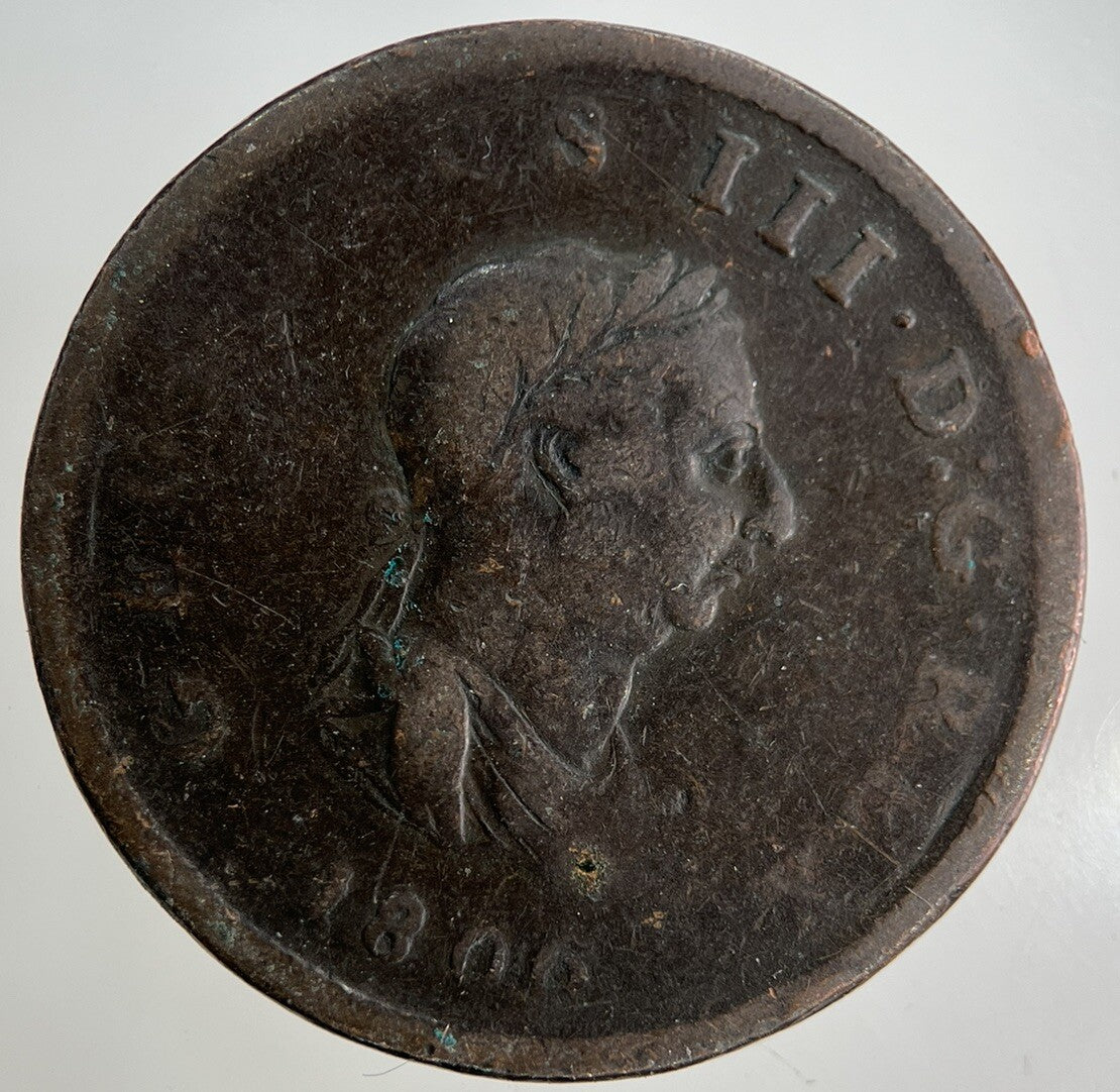 1806 George III 3rd Half - Penny Coin | Collectable Grade