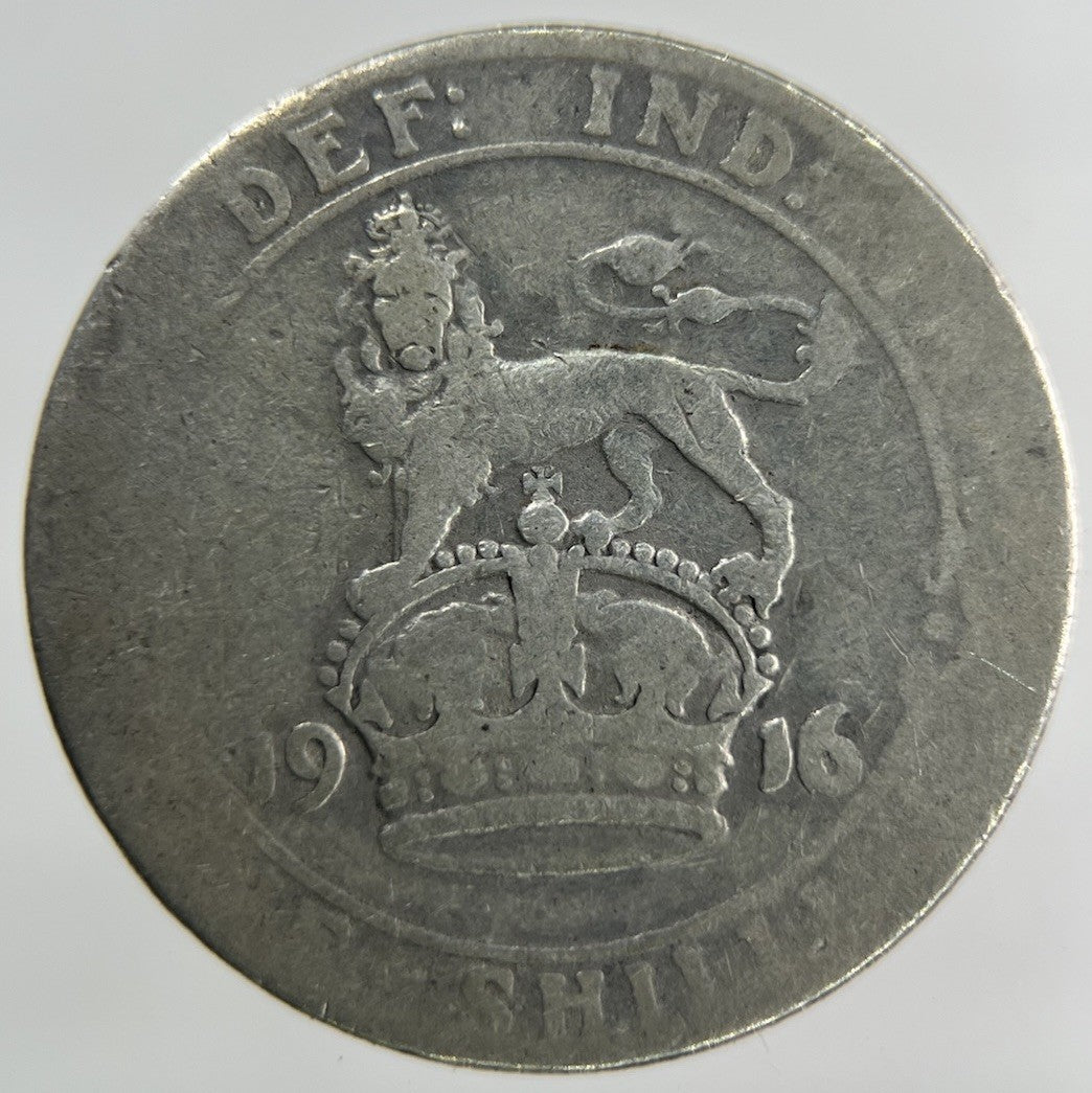 1916 George V Shilling Silver Coin | Collectable Grade