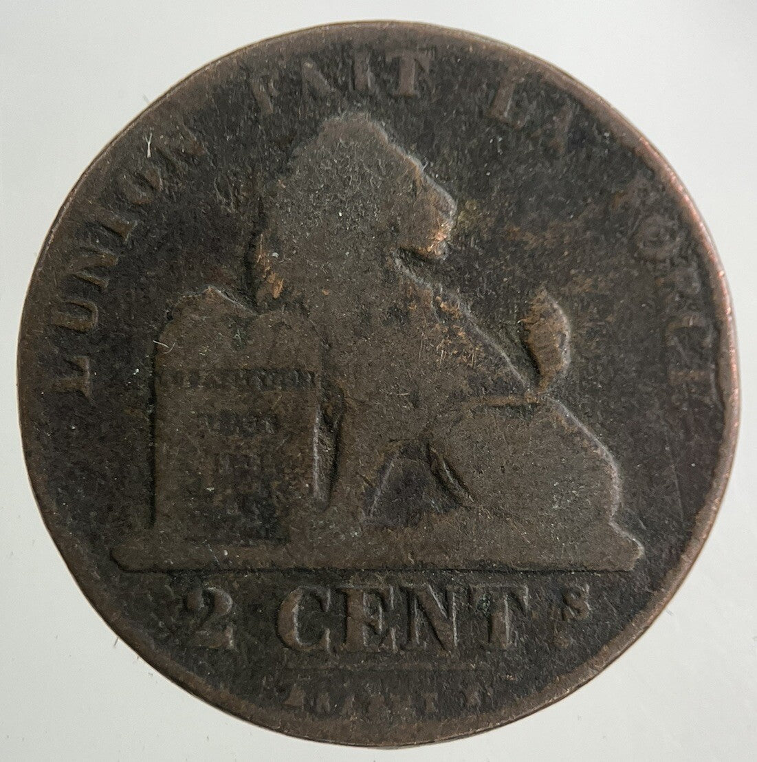 1864 Belgium 2 Centimes Coin | Collectable Grade