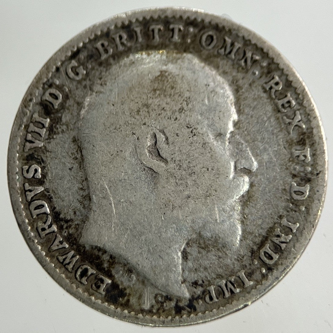 1903 Edward VII Threepence Silver Coin | Collectable Grade