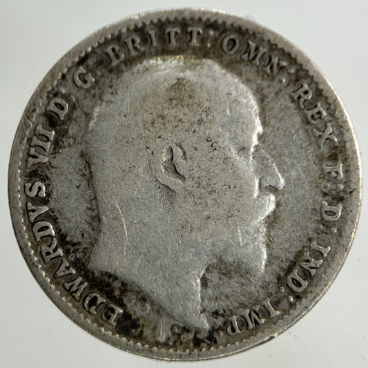 1903 Edward VII Threepence Silver Coin | Collectable Grade