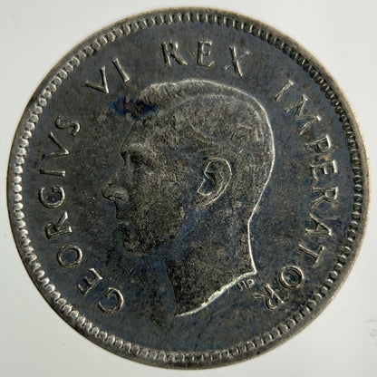 1937 South Africa Threepence Silver Coin | Fine Collectable Grade