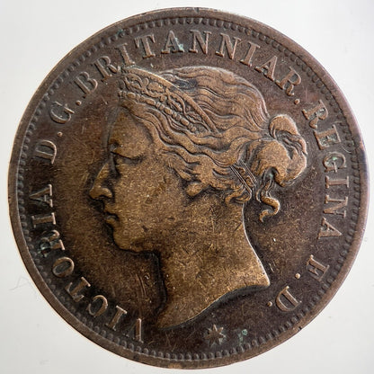 1888 Jersey 1/12th One - Twelfth - Of - A - Shilling Coin | Fine Collectable Grade
