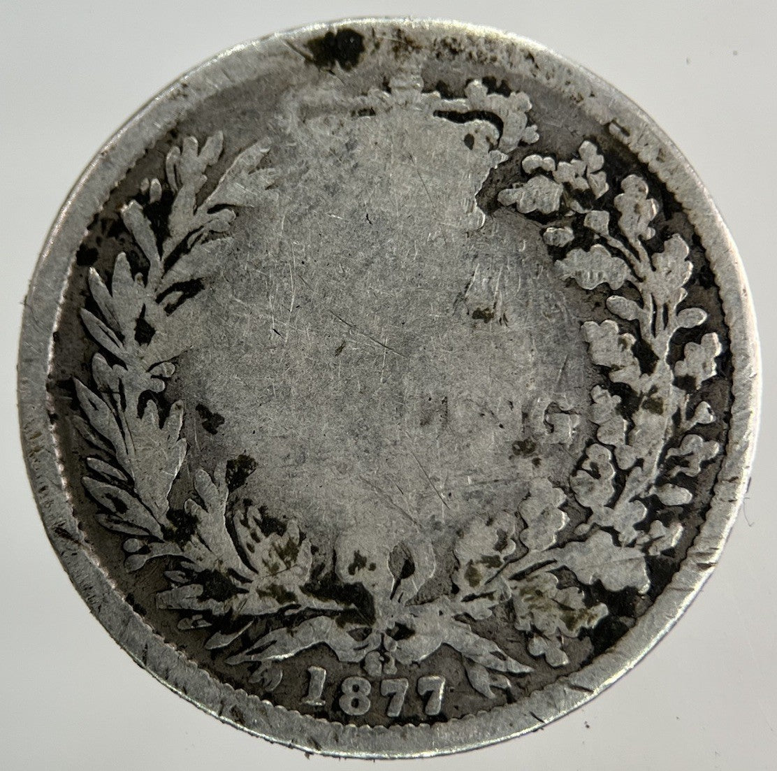 1877 Victoria Shilling Silver Coin | Collectable Grade