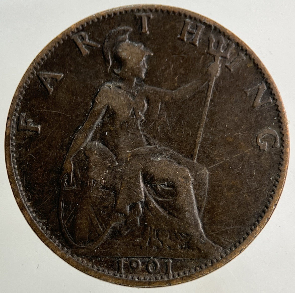 1901 Victoria Farthing Coin | Collectable Grade