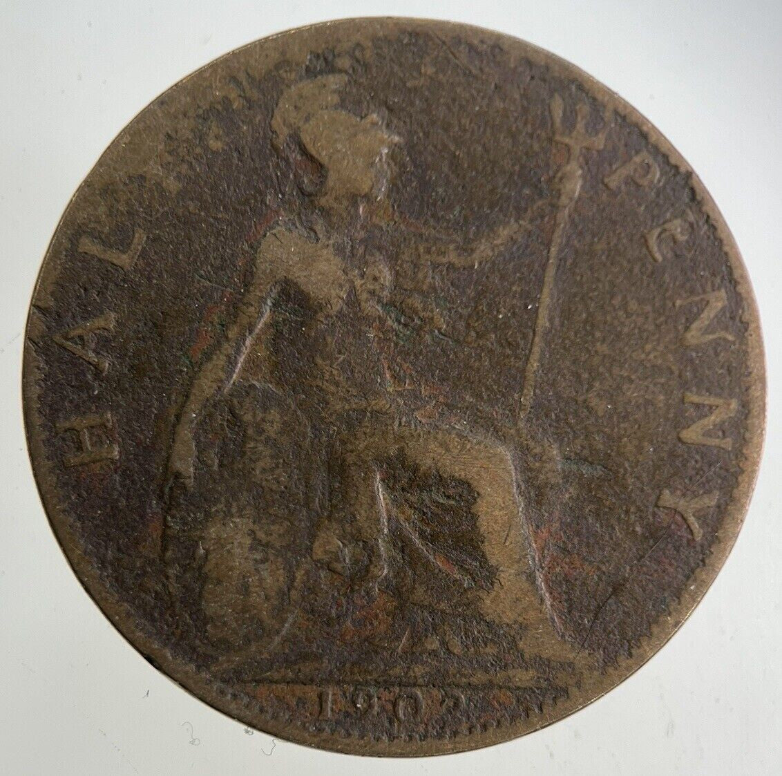 1902 Edward VII Half - Penny Coin | Collectable Grade