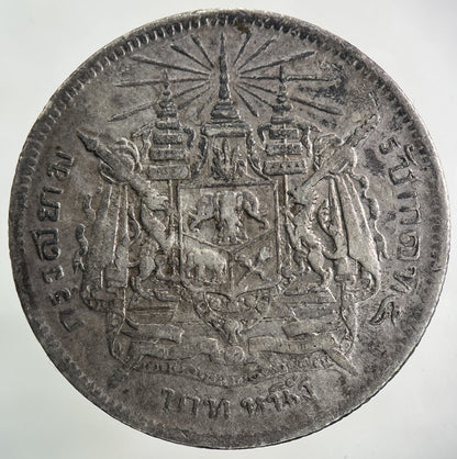1876 - 1900 Thailand Thai Rama V 1 Baht Silver Coin | Collectable Grade