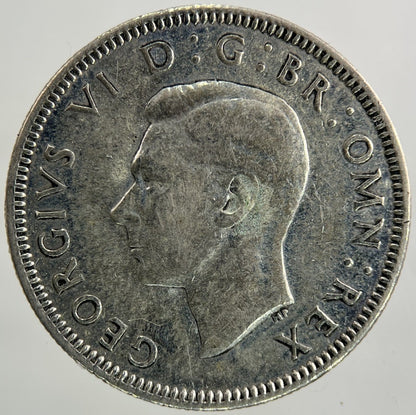 1939 George VI Shilling Silver Coin | Fine Collectable Grade