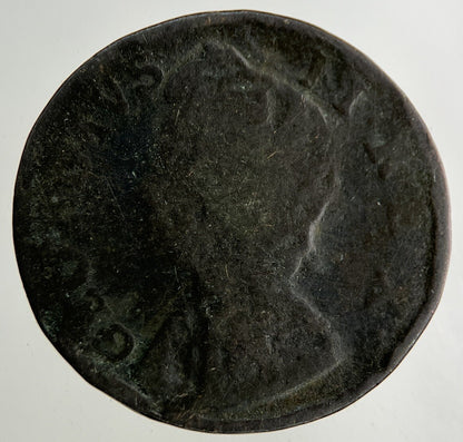 1739 George II 2nd Farthing Coin | Collectable Grade