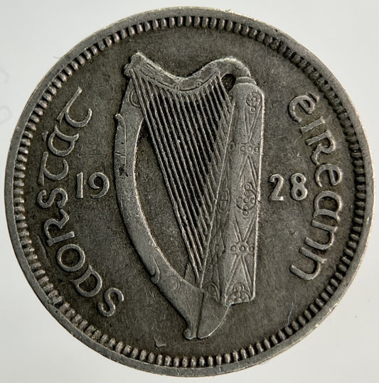 1928 Irish Threepence Coin | Fine Collectable Grade