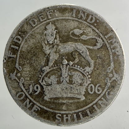 1906 Edward VII Shilling Silver Coin | Collectable Grade