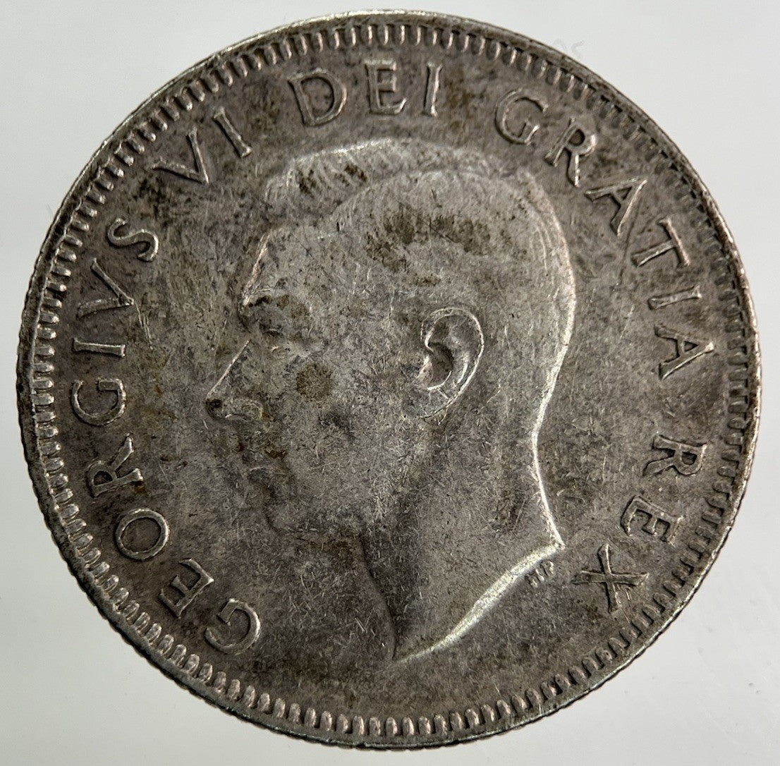 1949 Canada 25 Cents Silver Coin | Fine Collectable Grade