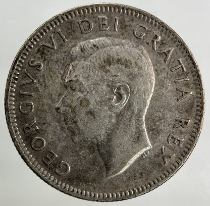 1949 Canada 25 Cents Silver Coin | Fine Collectable Grade
