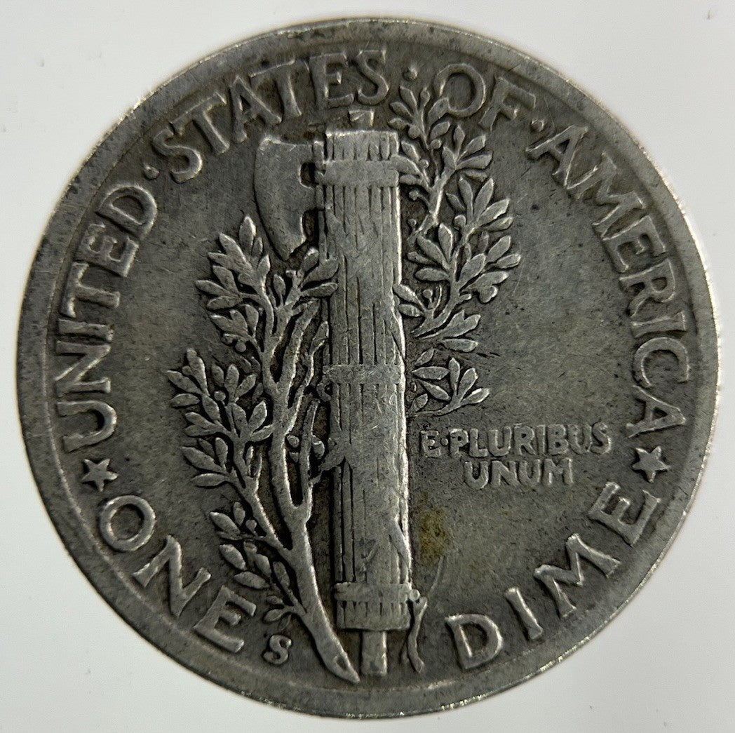 1942 - S US USA Mercury Dime Silver Coin | Collectable Grade