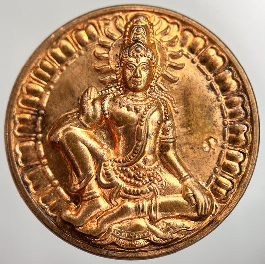 Thailand Buddha Charm Coin | Diameter 4cm | Collectable Grade | a1738