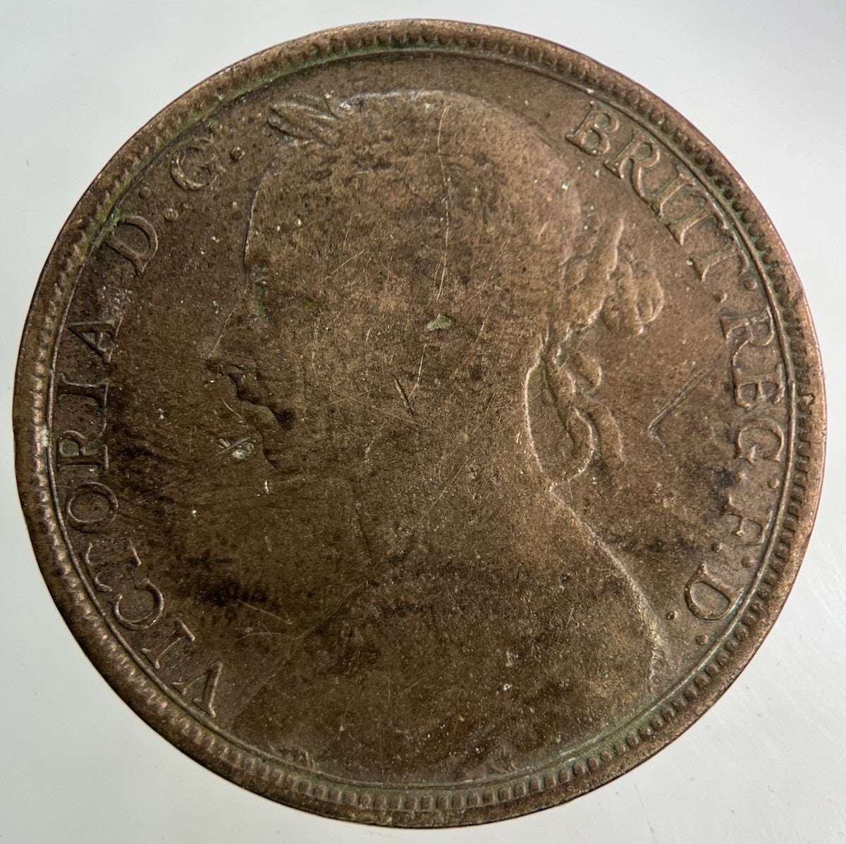 1891 Victoria One Penny Coin | Collectable Grade