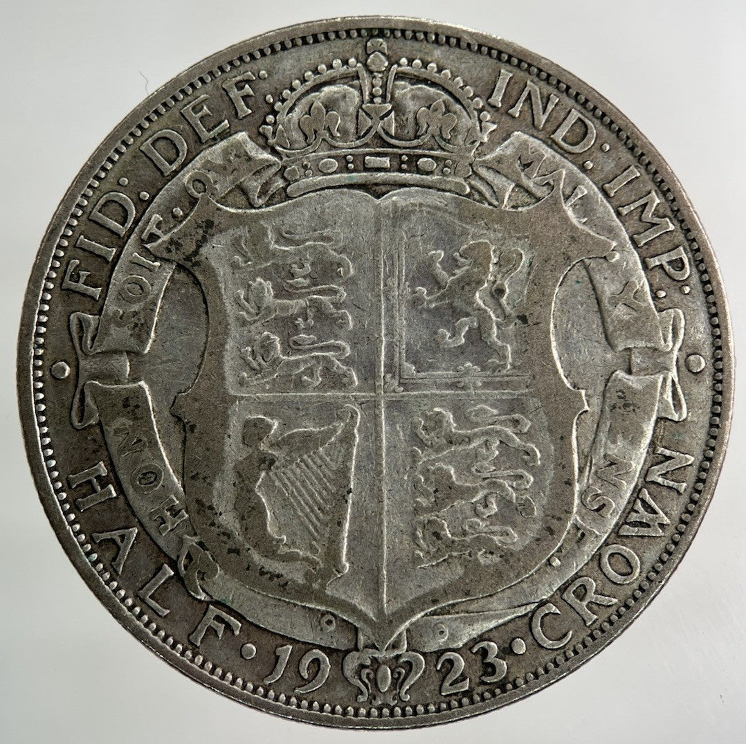 1923 George V Half - Crown Silver Coin | Fine Collectable Grade