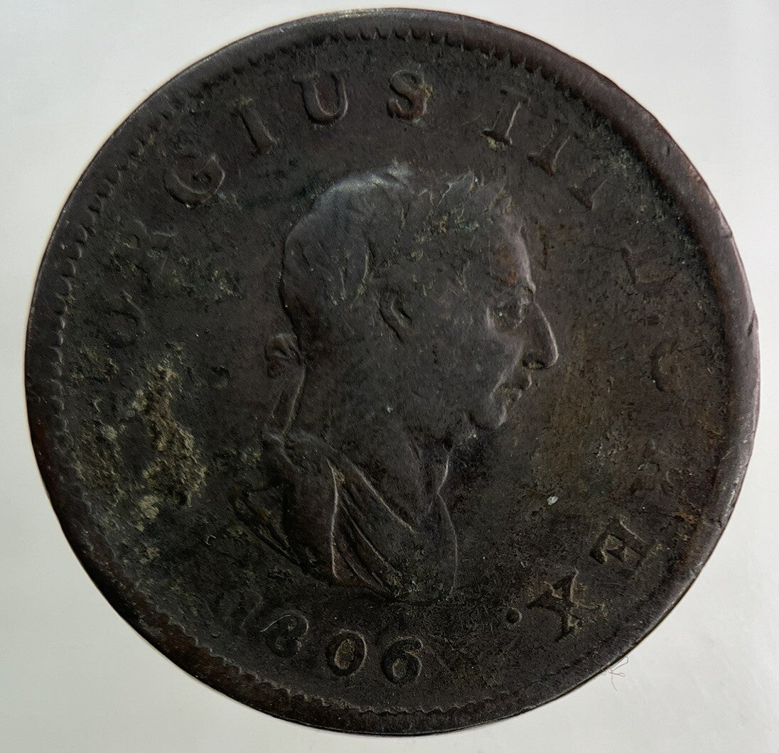 1806 George III 3rd Half - Penny Coin | Collectable Grade