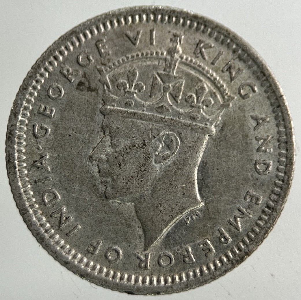 1943 Malaya Settlement Straits 5 Cents Coin | Fine Collectable Grade