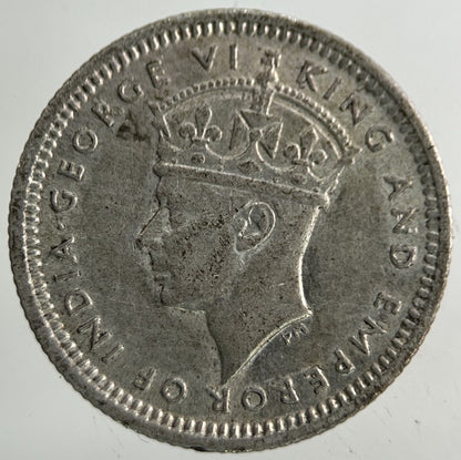 1943 Malaya Settlement Straits 5 Cents Coin | Fine Collectable Grade