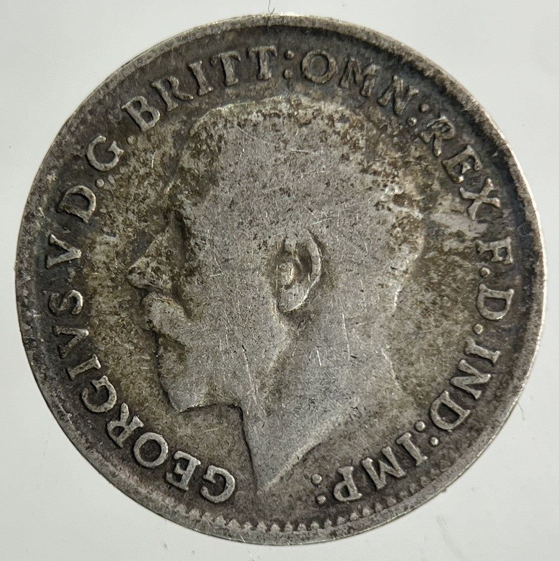 1917 George V Threepence Silver Coin | Fine Collectable Grade
