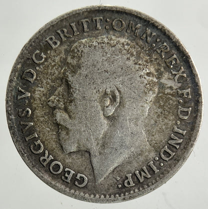 1917 George V Threepence Silver Coin | Fine Collectable Grade