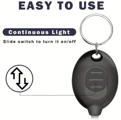 Mini Green Torch Flash - Light Lightweight Keyring Premium Keychain Gift UK