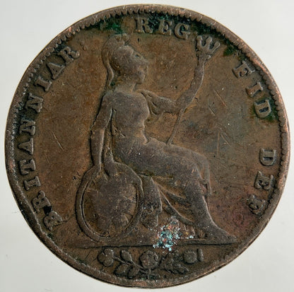 1839 Victoria Farthing Coin | Collectable Grade