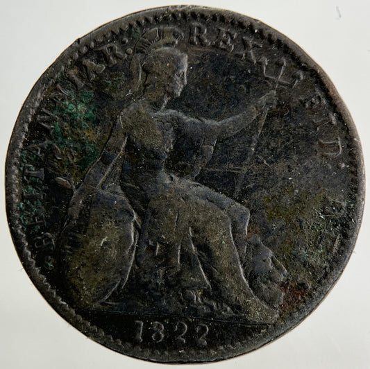 1822 George IV Farthing Coin | Collectable Grade