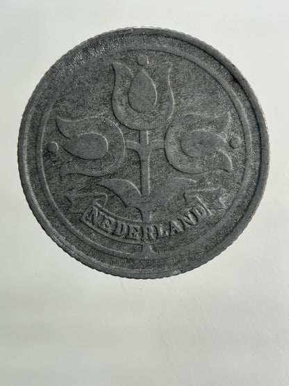 1942 Netherlands 10 Cents Coin | Fine Collectable Grade