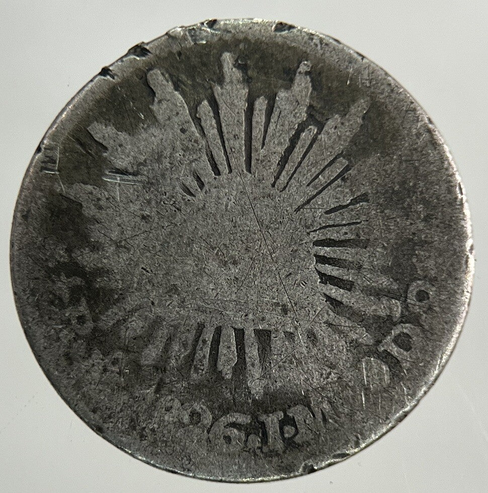 1826 Mexico Half 1/2 Real Silver Coin | Collectable Grade