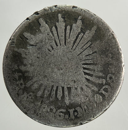 1826 Mexico Half 1/2 Real Silver Coin | Collectable Grade
