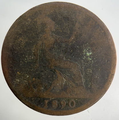 1880 Victoria One Penny Coin | Collectable Grade