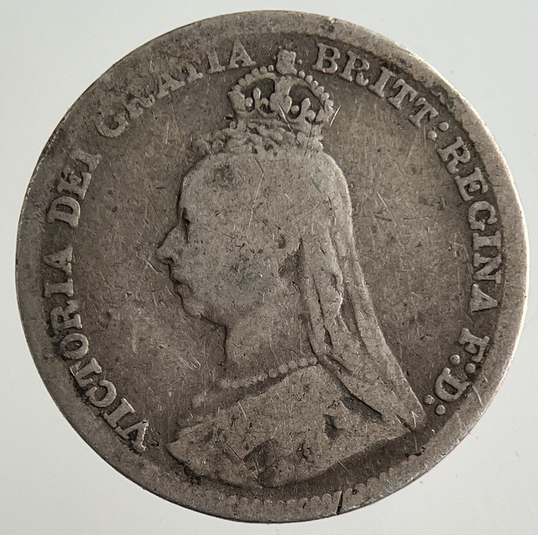 1891 Victoria Threepence Silver Coin | Collectable Grade