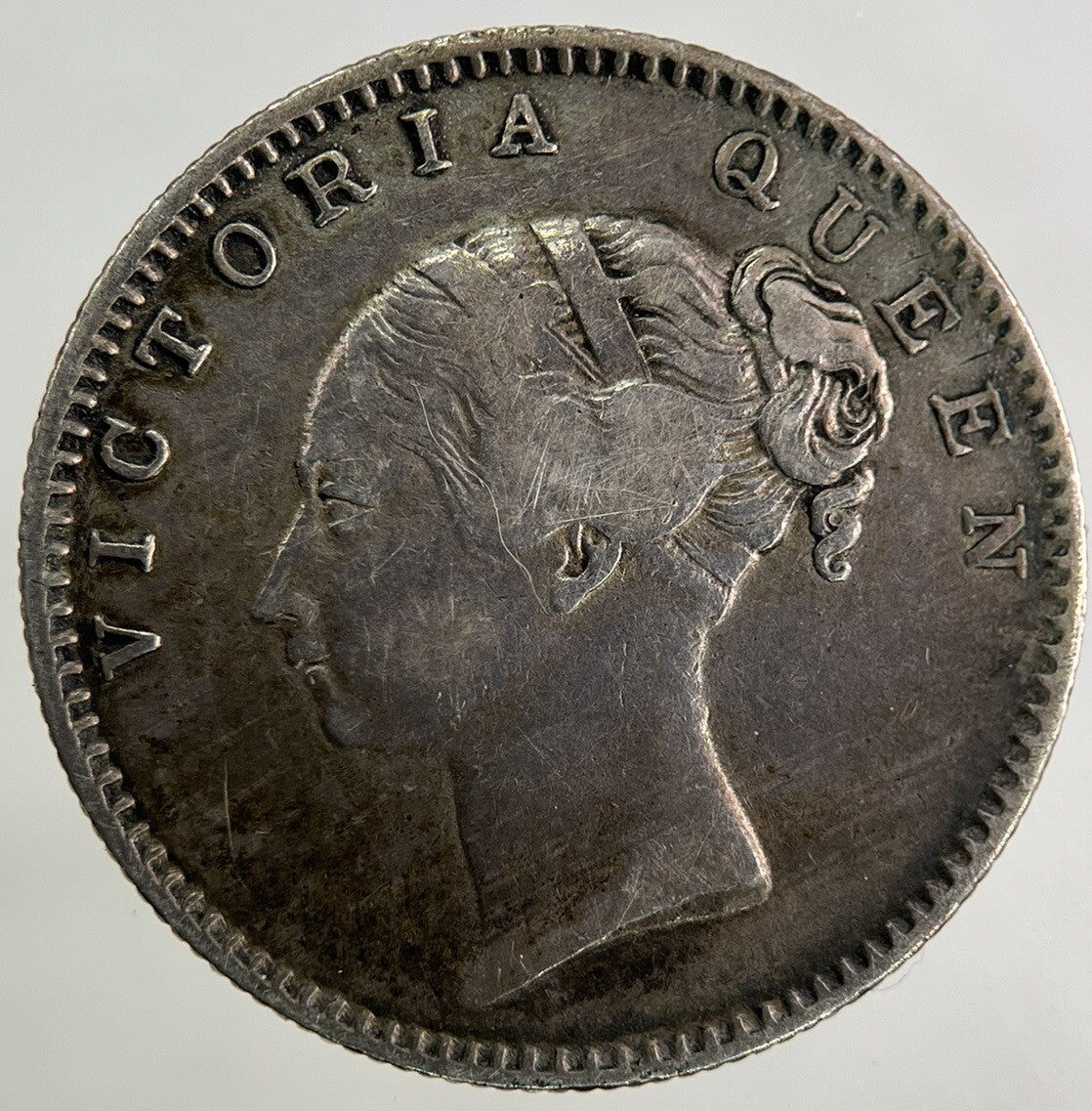 1840 East India Company Half Rupee Silver Coin | Fine Collectable Grade